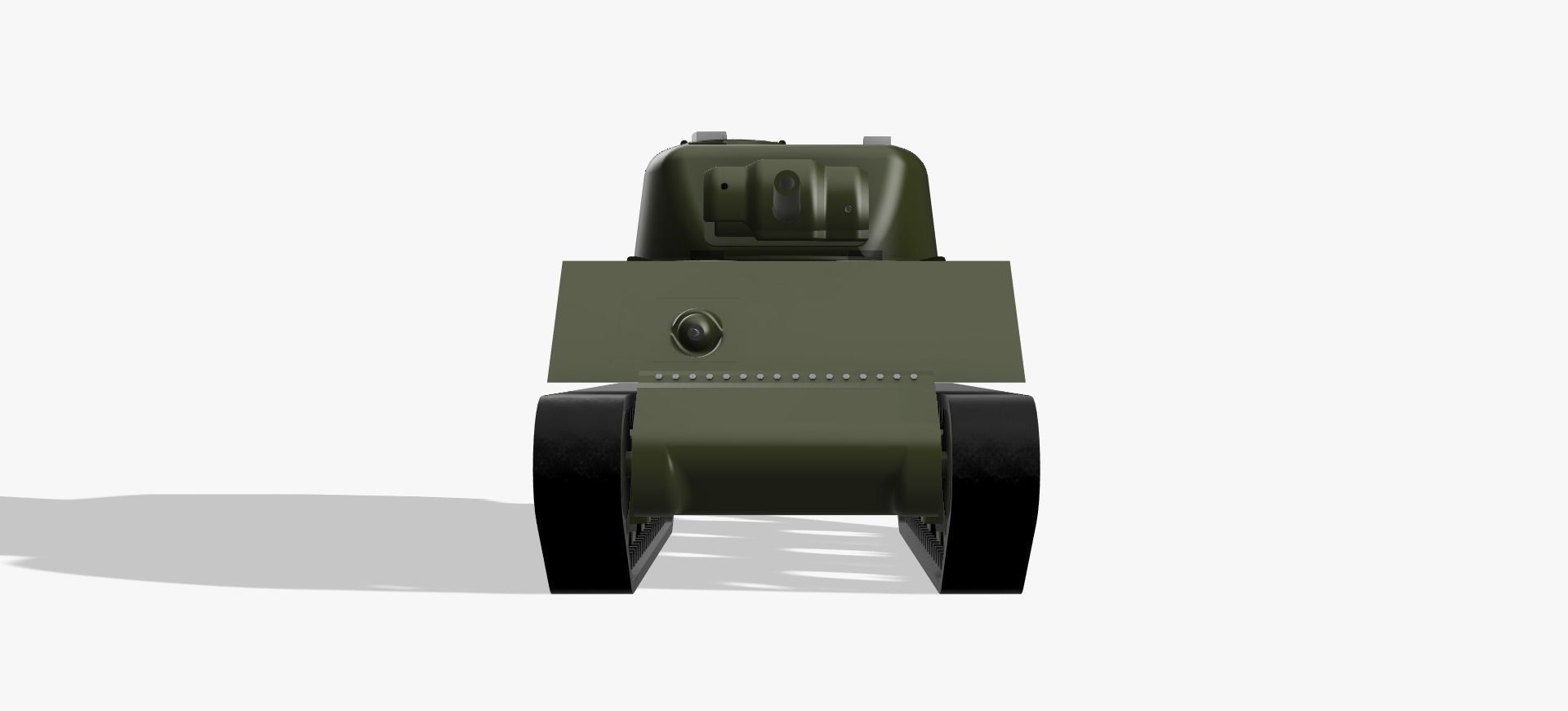 M4A3 Sherman 75mm - simplified internals - armour thicknesses 3D model_15