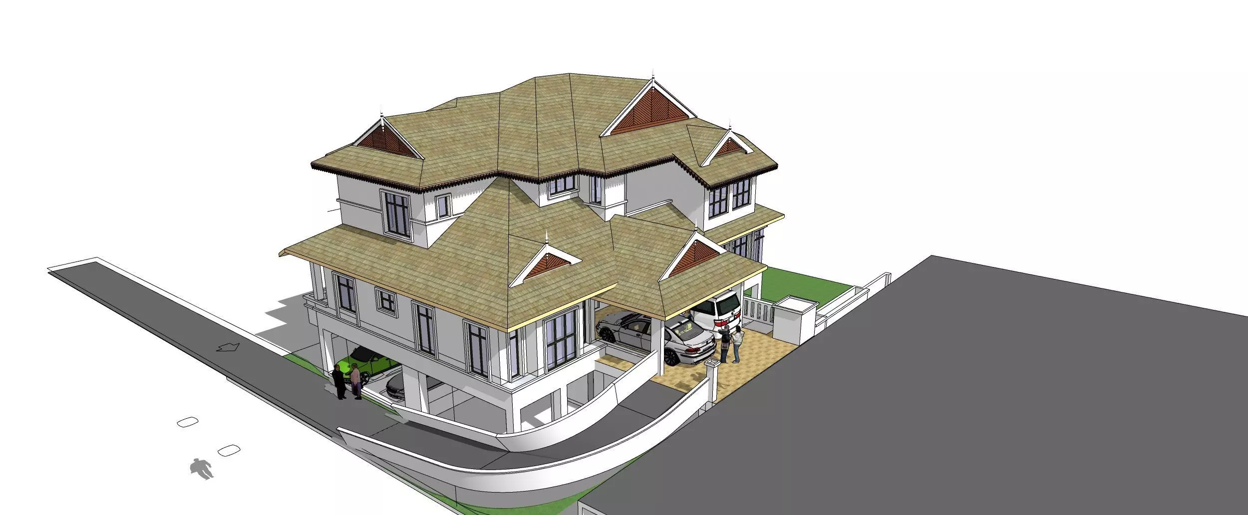 Banglow13 3D model_0