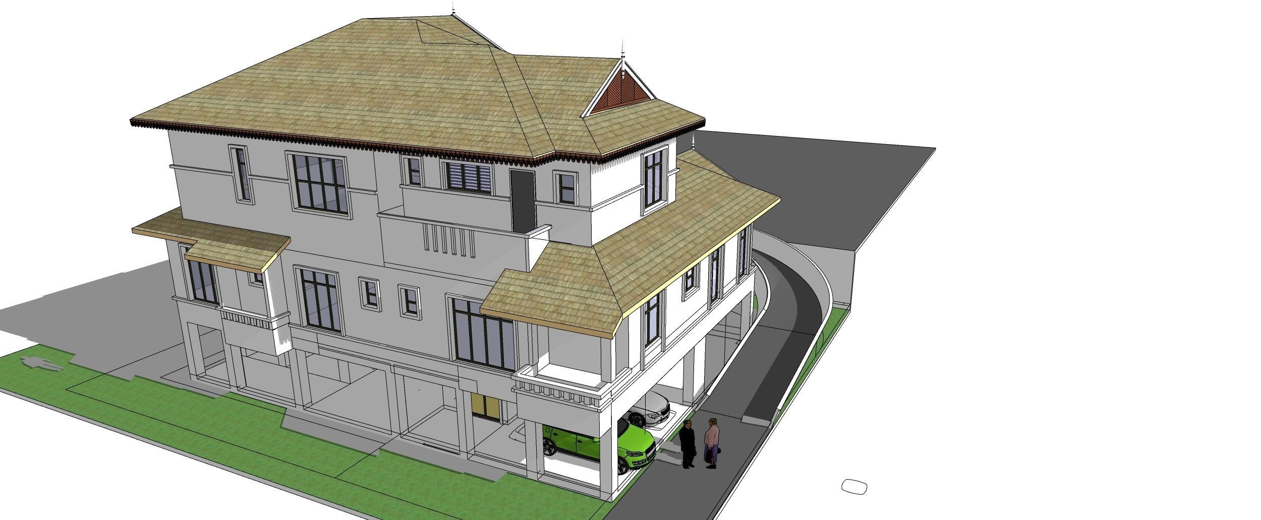 Banglow13 3D model_3