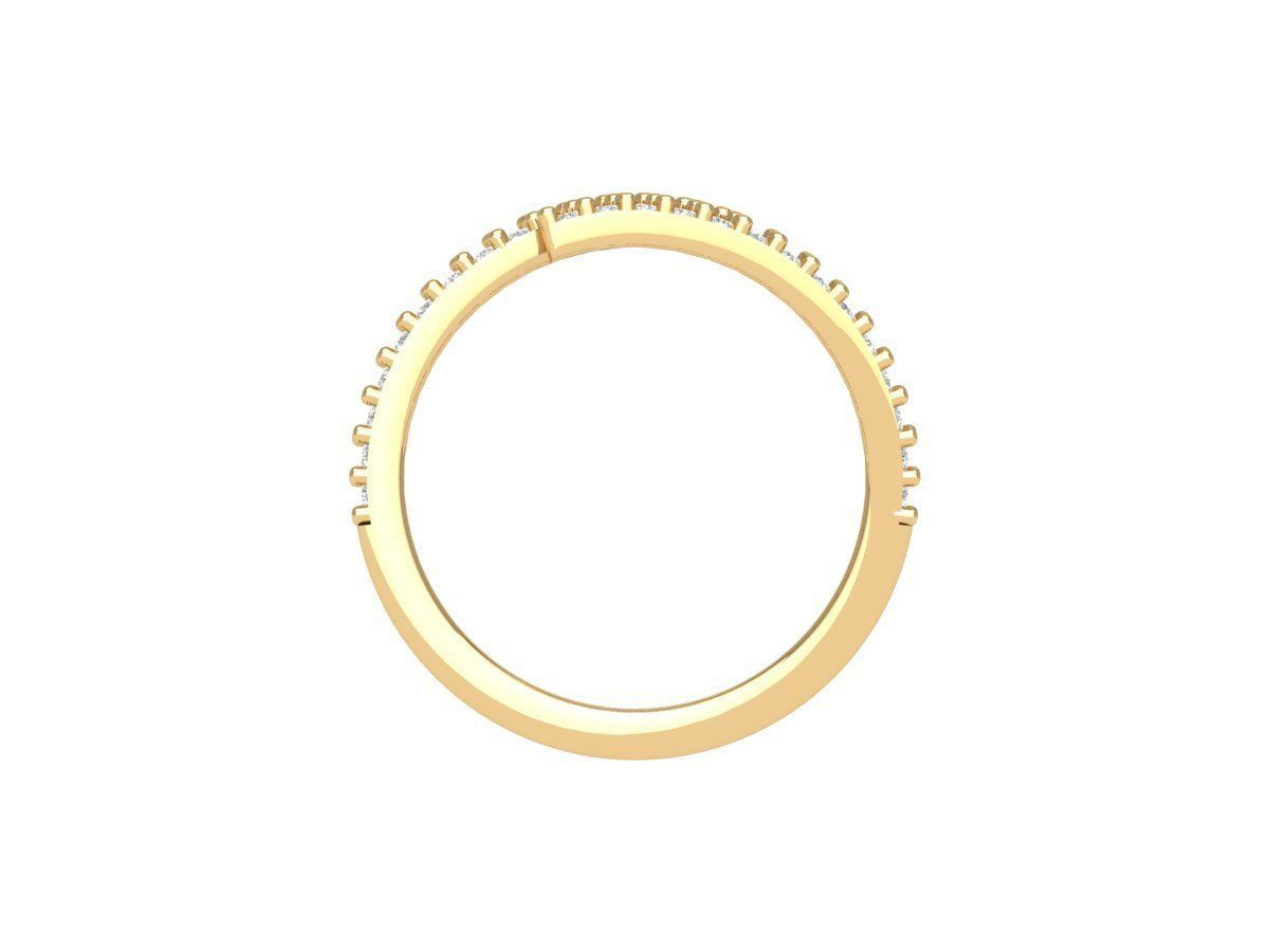 Wedding Ring 3D print model_8