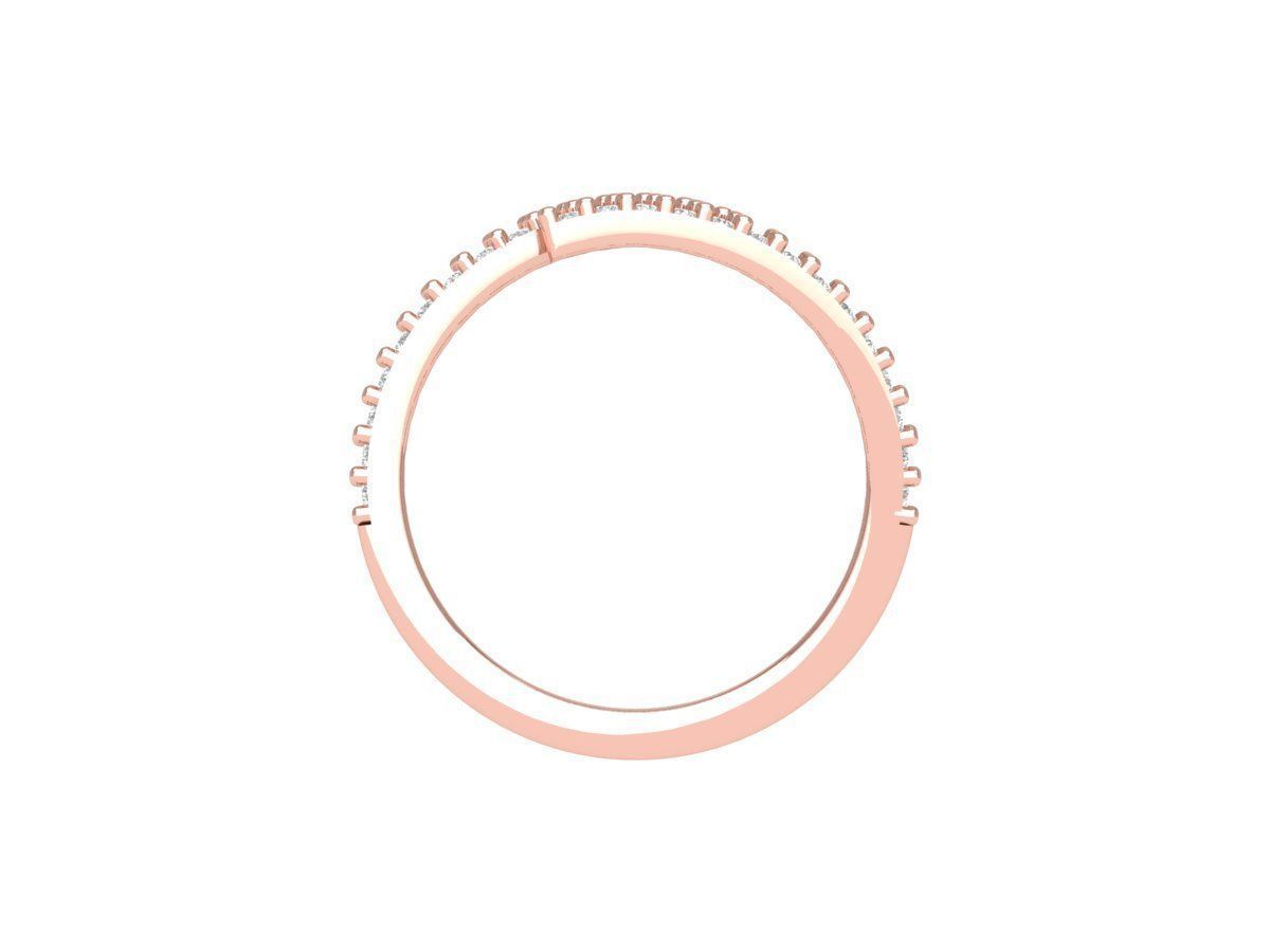 Wedding Ring 3D print model_6