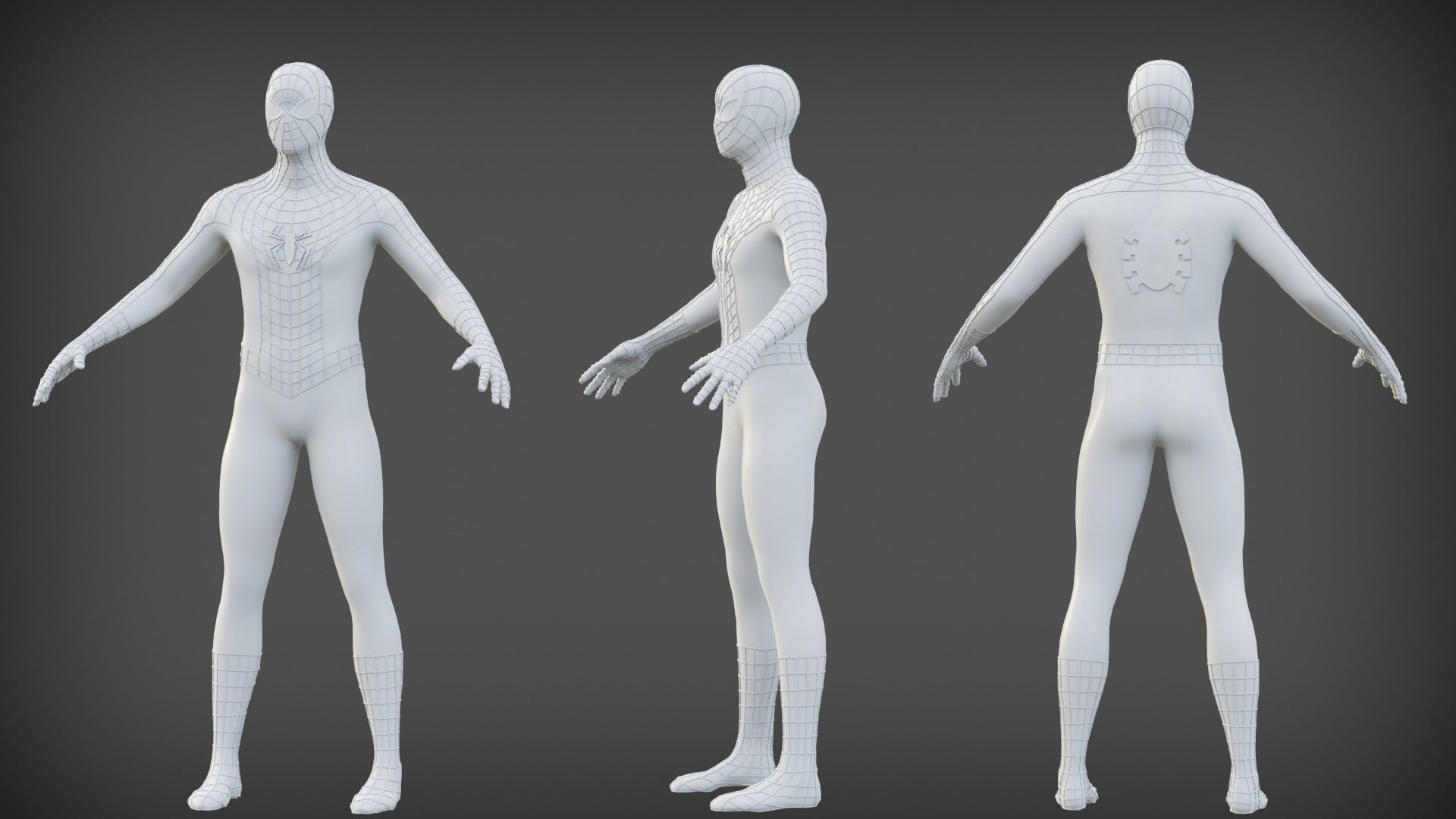 Spider-Man 3D Model 3D model_4