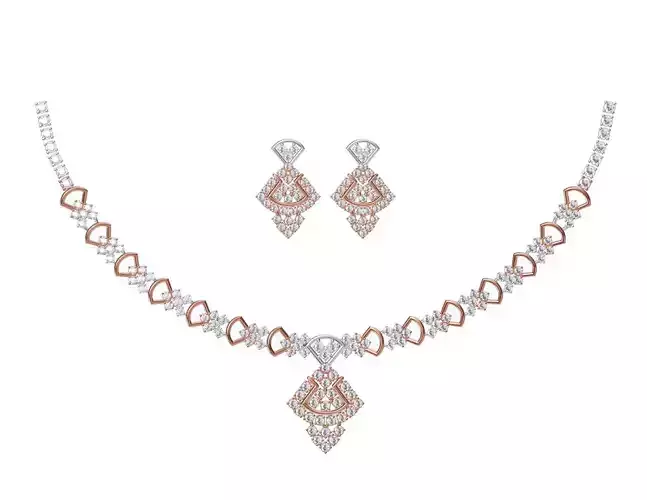 Women Necklace Earring Set STL JCD Details