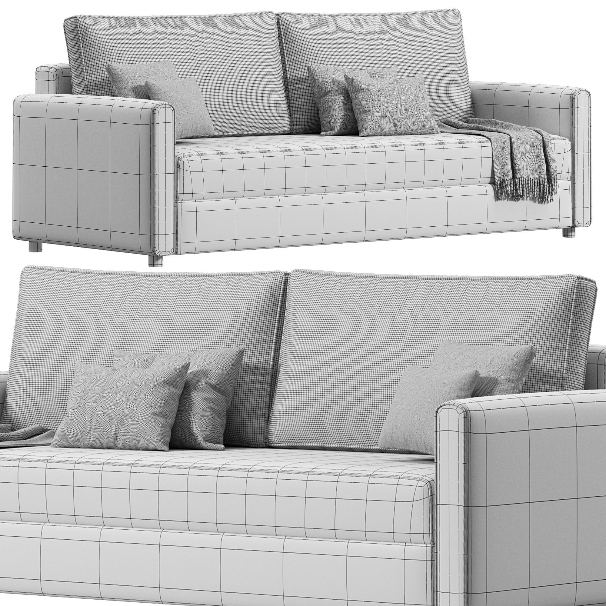 Lille sofa by Divan ru 3D model_5