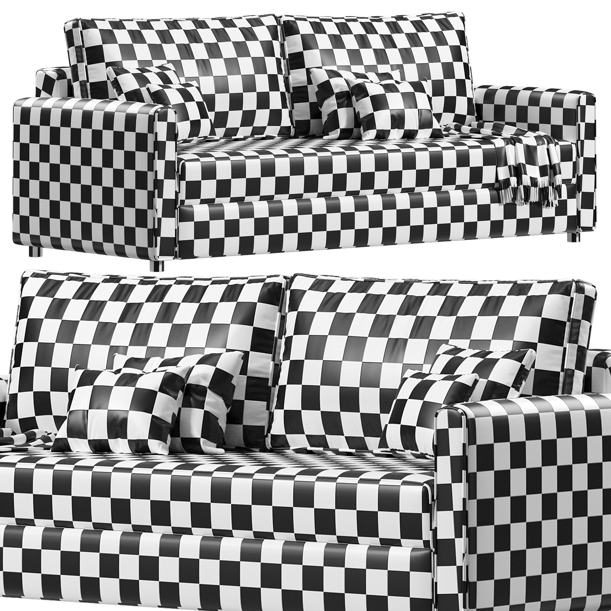 Lille sofa by Divan ru 3D model_4