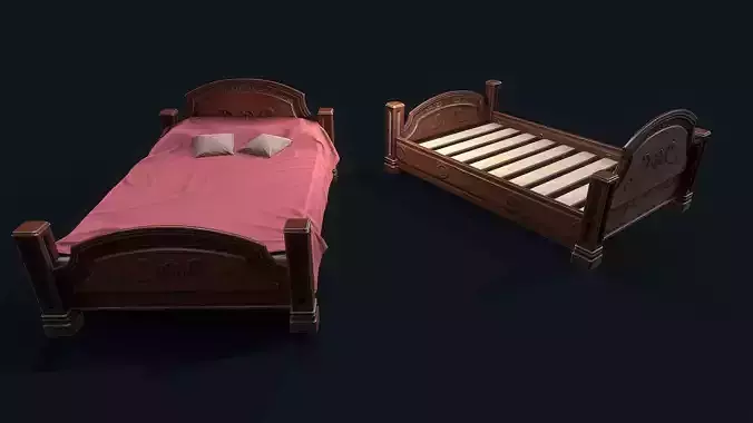 Antiquare Bed 