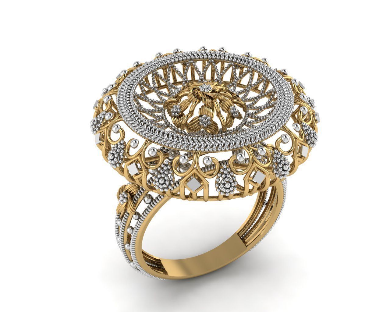 Rings 3D print model_1