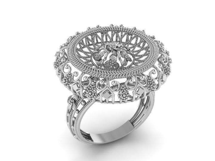 Rings 3D print model_3