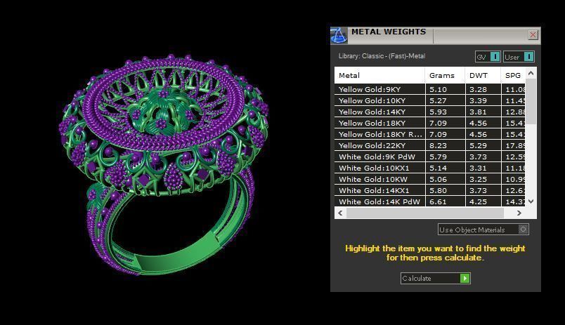 Rings 3D print model_7