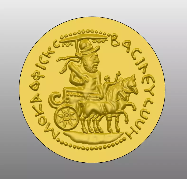 Coin pendant Free 3D model_0