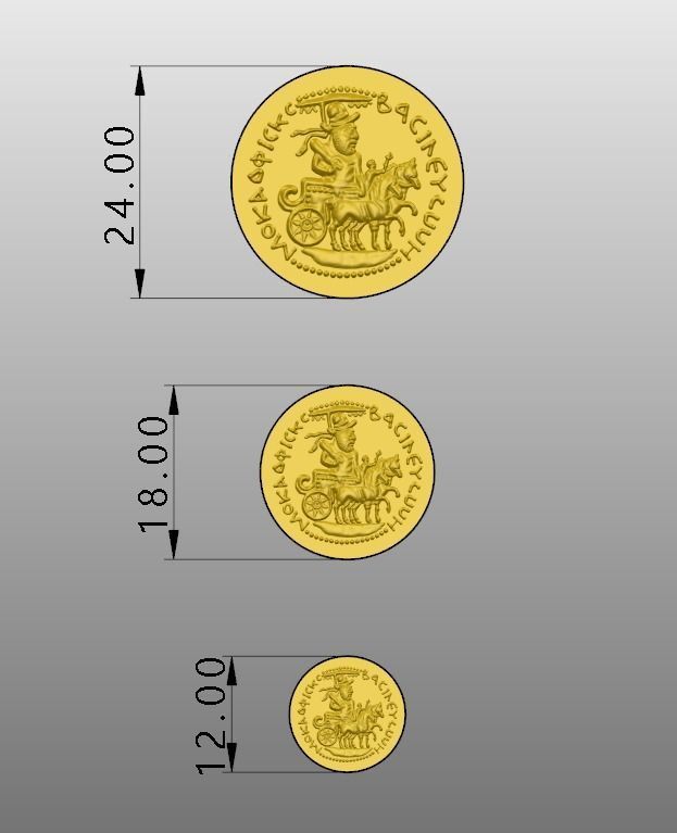 Coin pendant Free 3D model_4