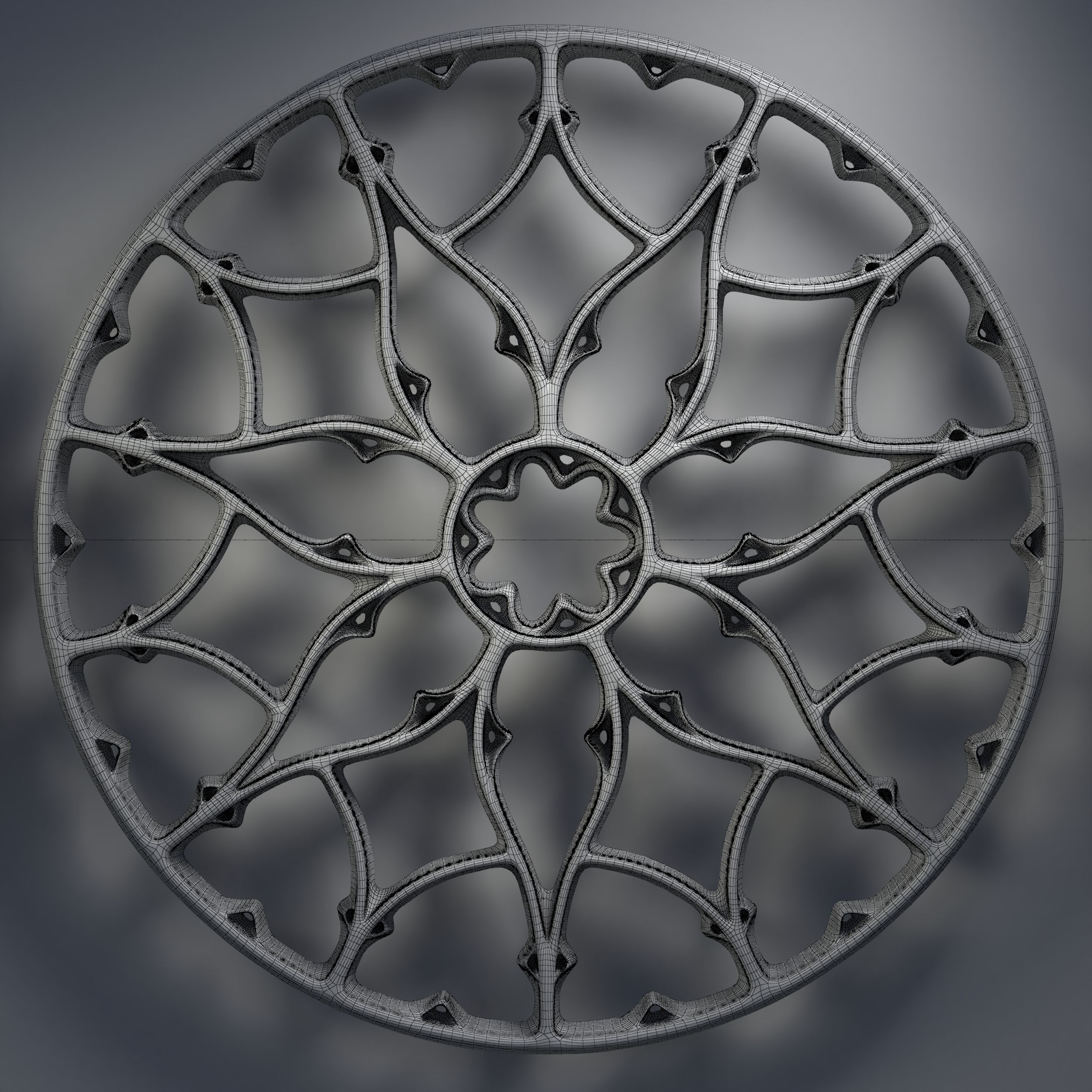 12 Medieval windows pack 01 3D model_22