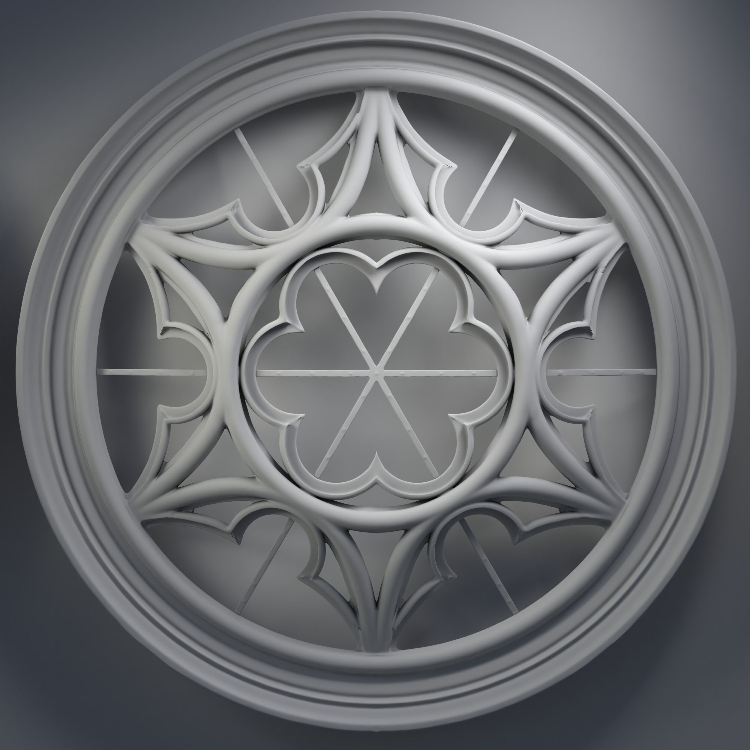 12 Medieval windows pack 01 3D model_12