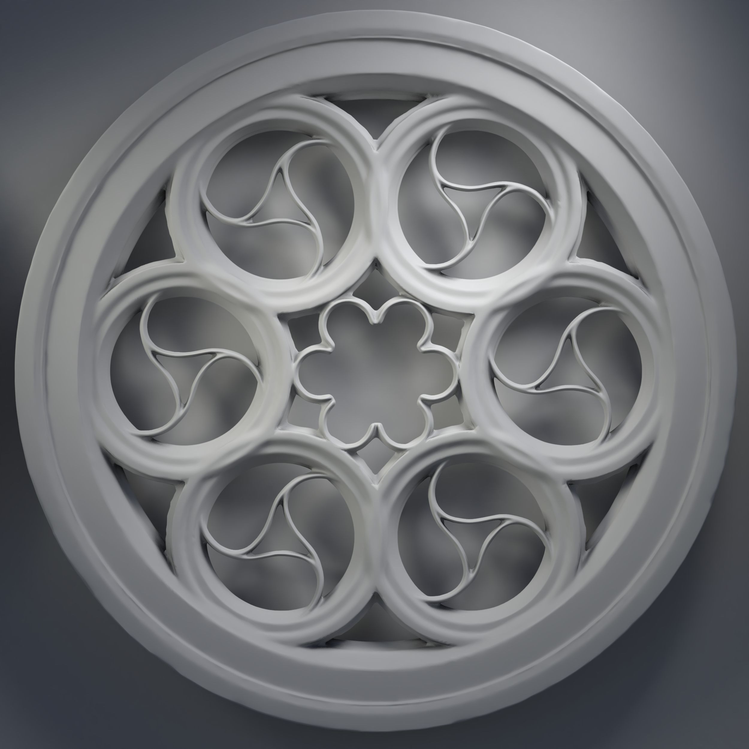 12 Medieval windows pack 01 3D model_15