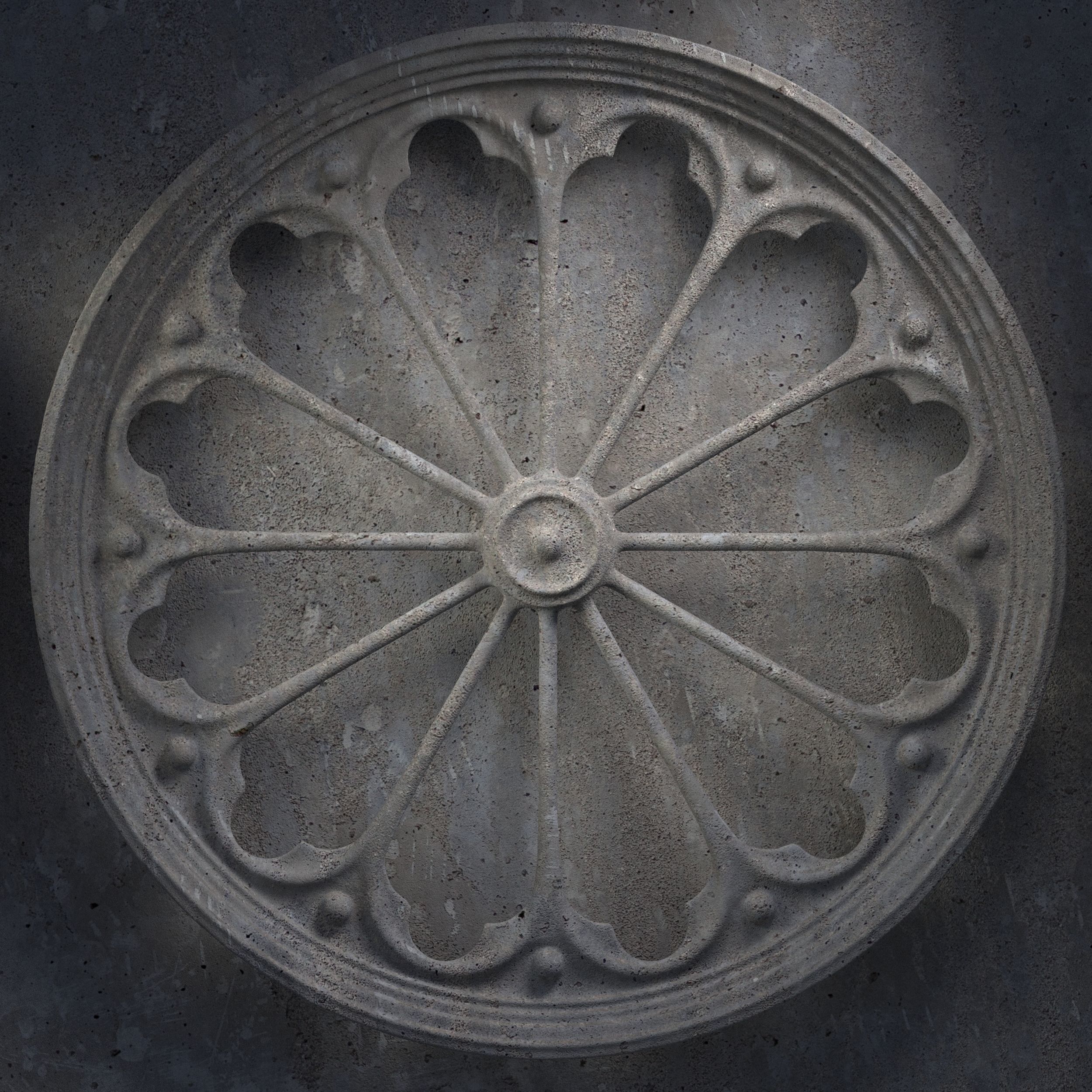 12 Medieval windows pack 01 3D model_17