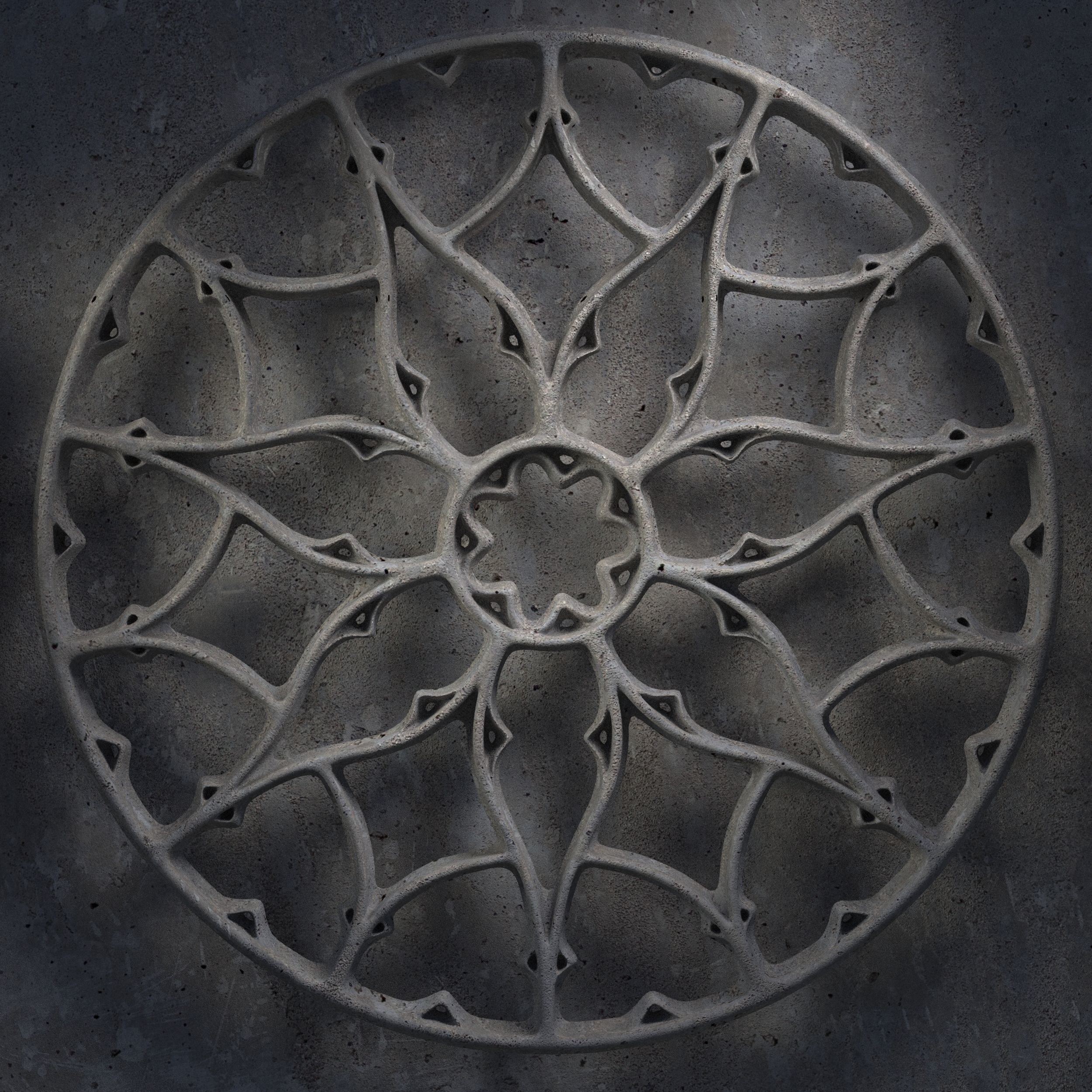 12 Medieval windows pack 01 3D model_20