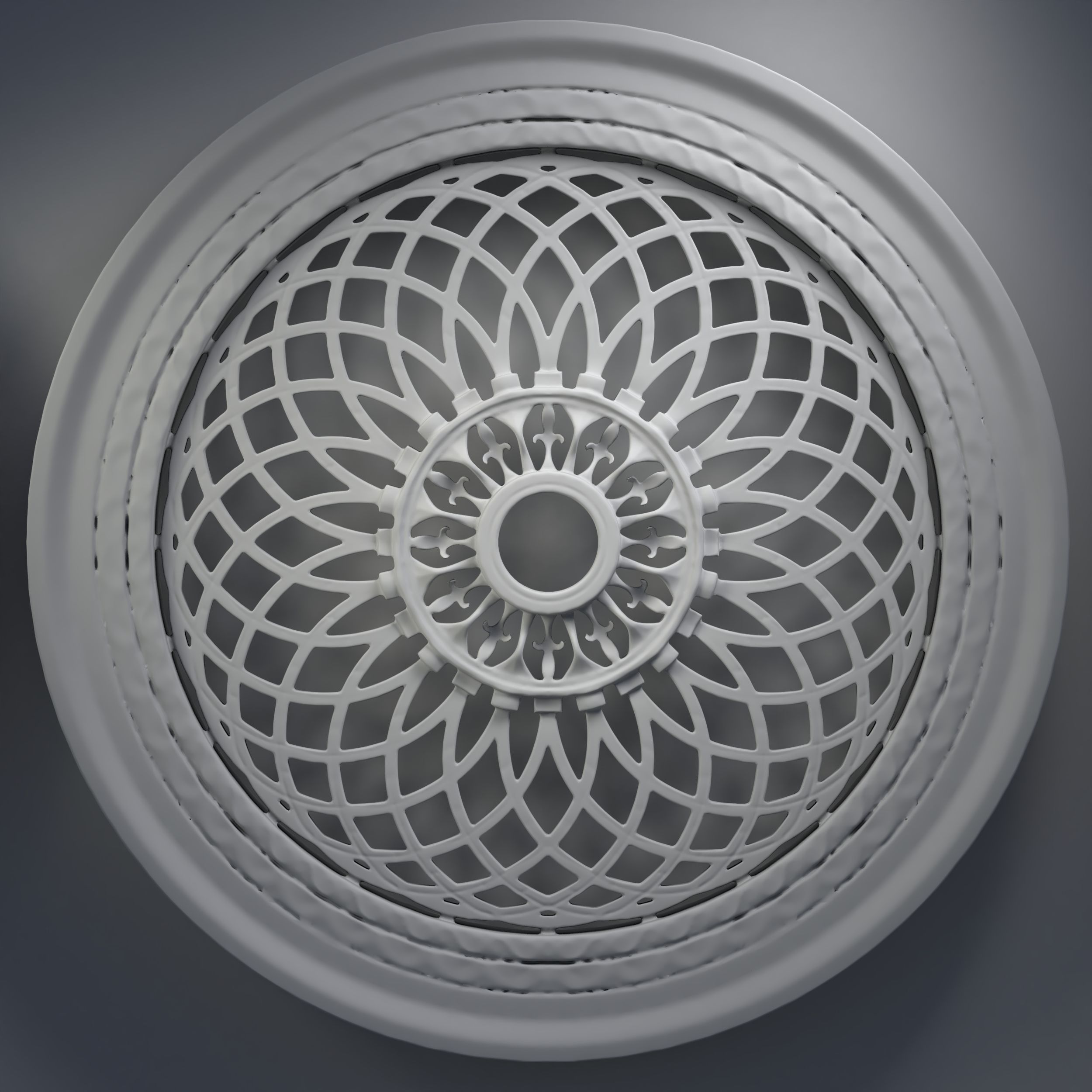 12 Medieval windows pack 01 3D model_9