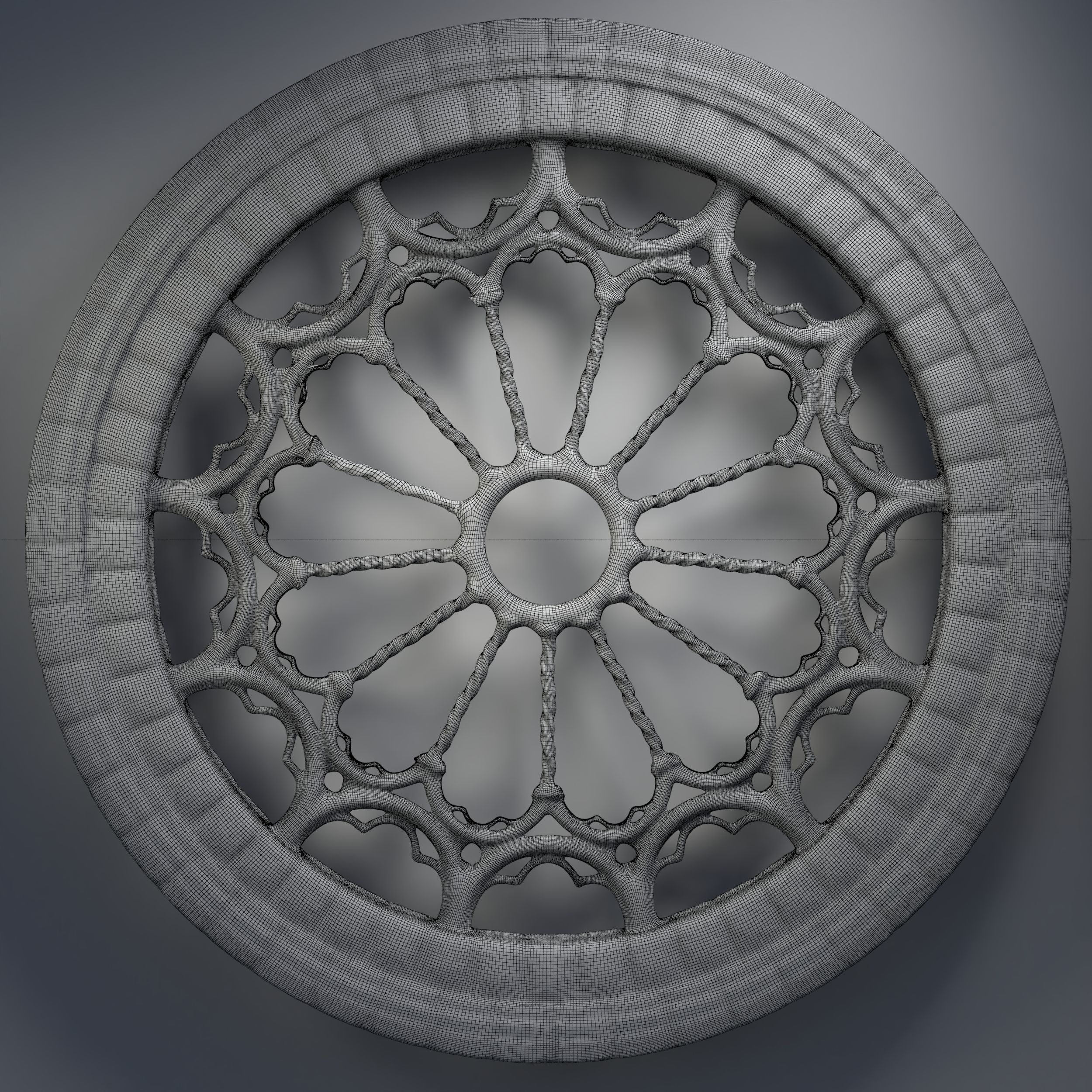 12 Medieval windows pack 01 3D model_37