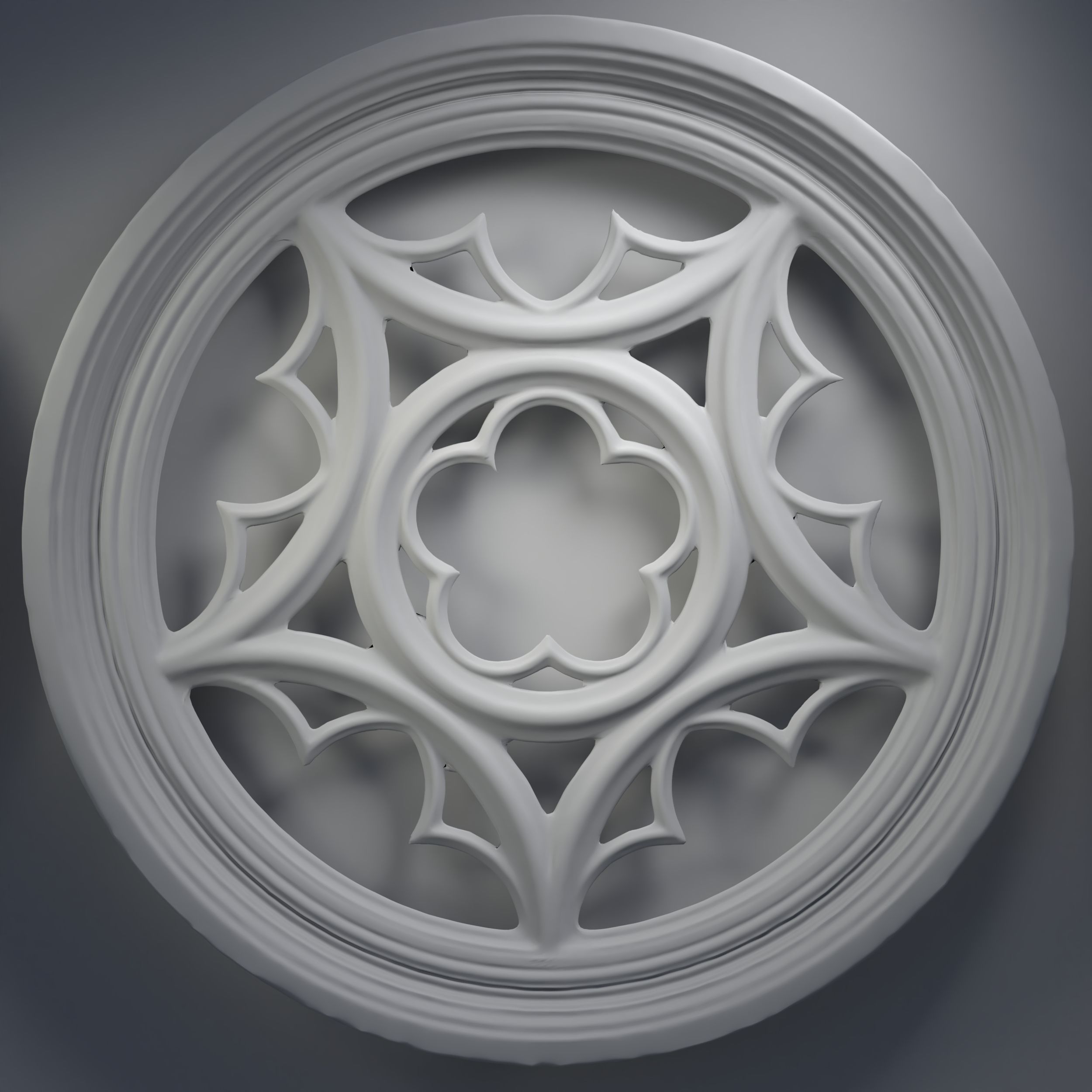 12 Medieval windows pack 01 3D model_33