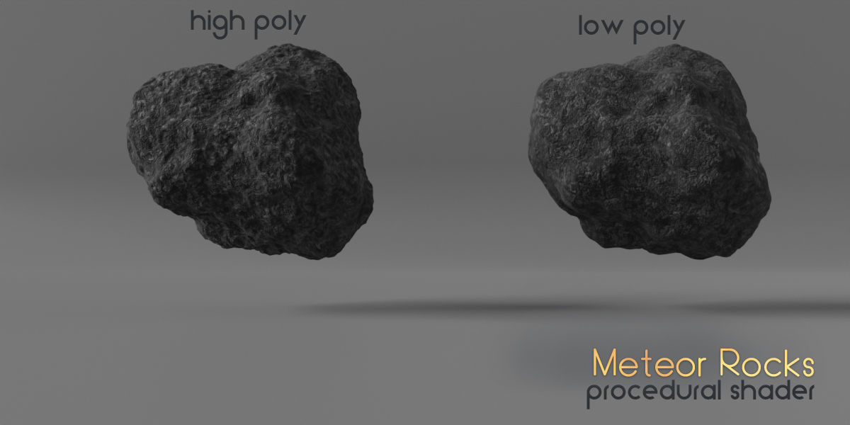 Animated Loop VDB Meteor Fireballs 3D model_5