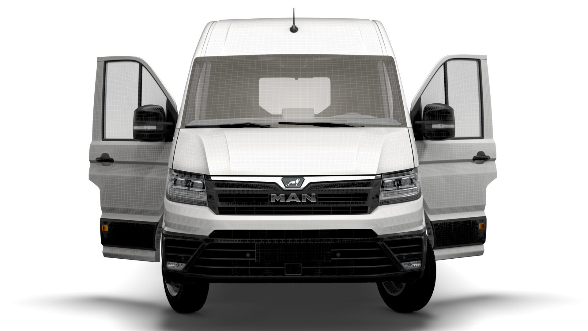 MAN TGE Combi L2H2 HQ Interior 2023 3D model_18