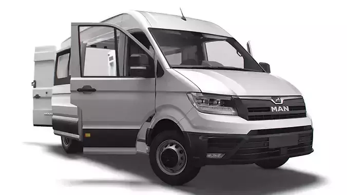 MAN TGE Combi L2H2 HQ Interior 2023