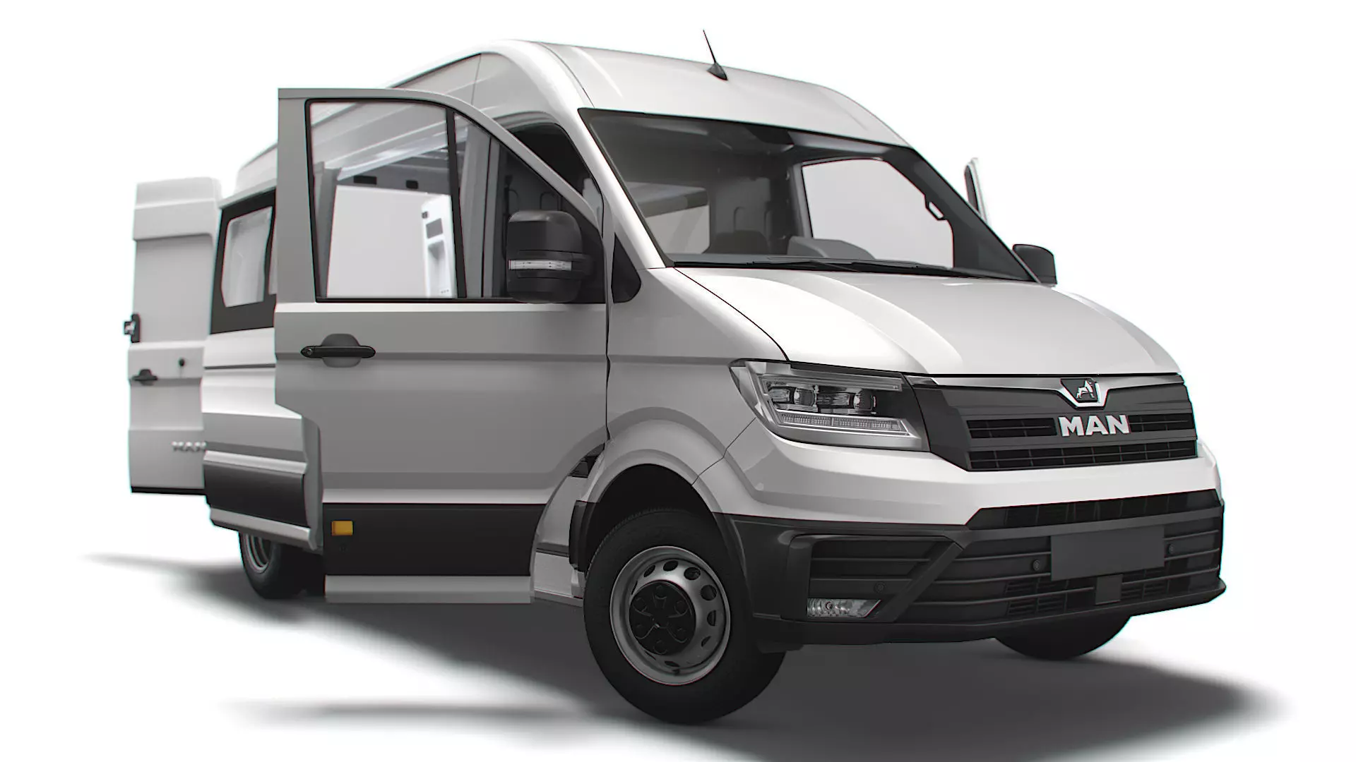 MAN TGE Combi L2H2 HQ Interior 2023 3D model_0