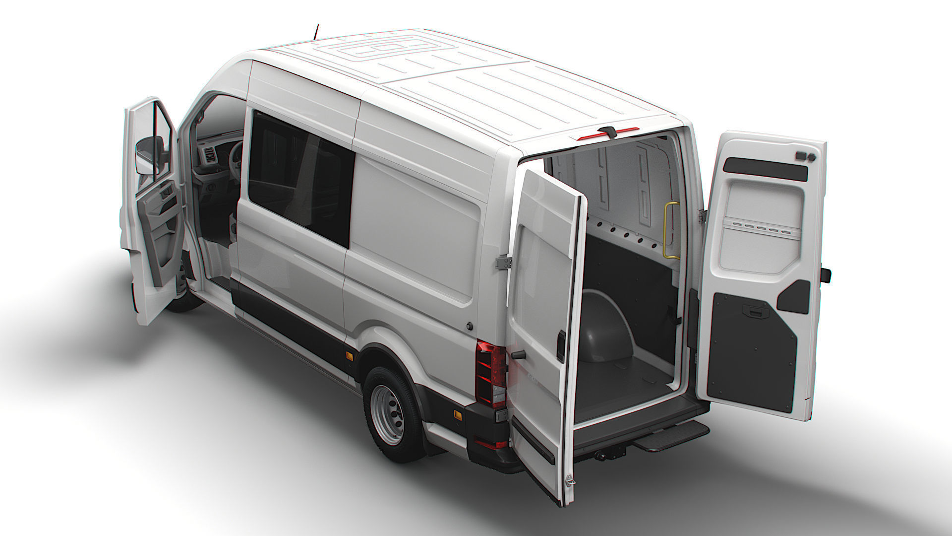 MAN TGE Combi L2H2 HQ Interior 2023 3D model_3