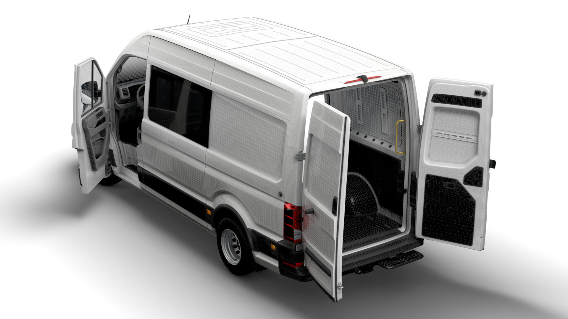 MAN TGE Combi L2H2 HQ Interior 2023 3D model_15