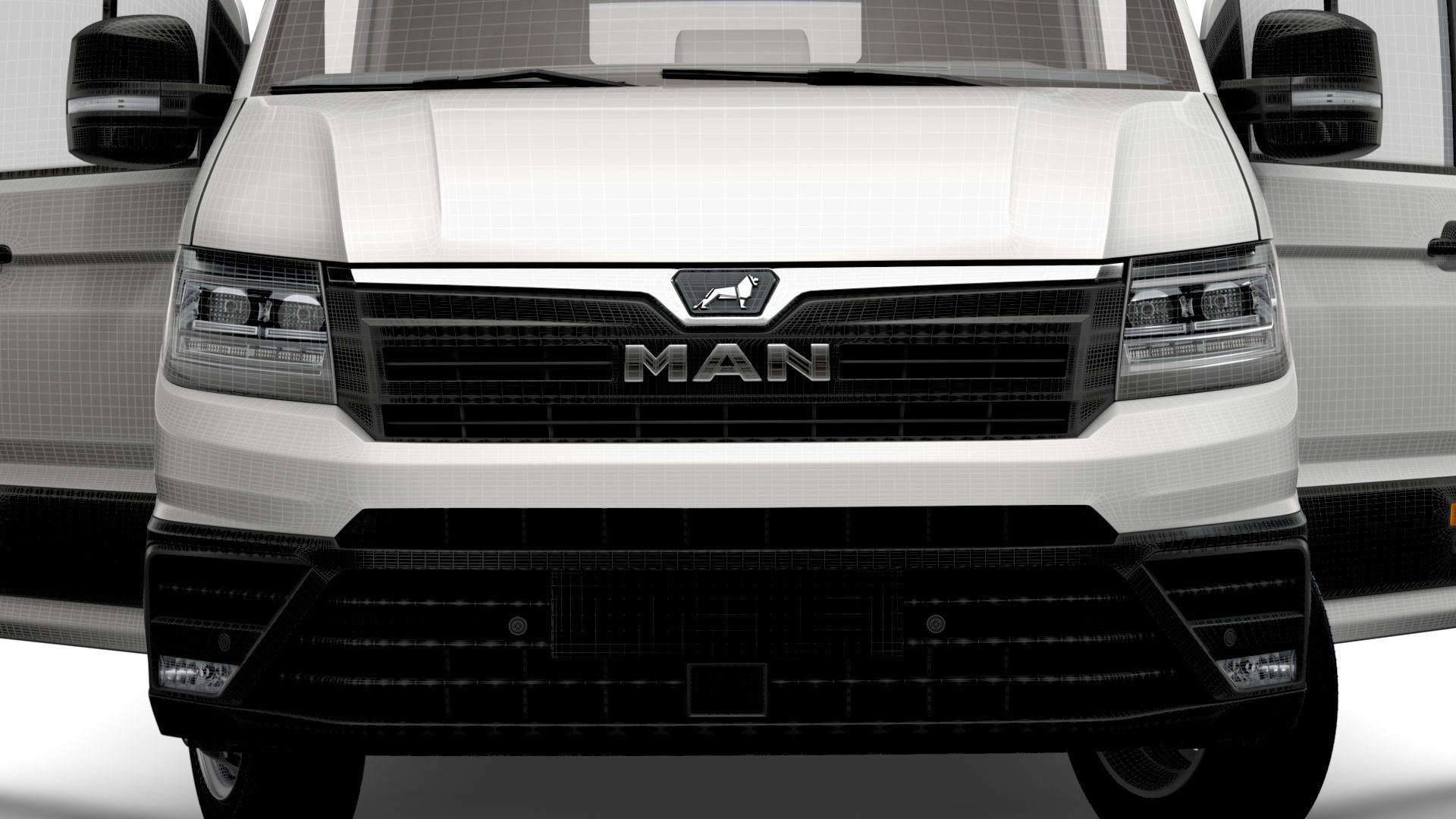 MAN TGE Combi L2H2 HQ Interior 2023 3D model_19