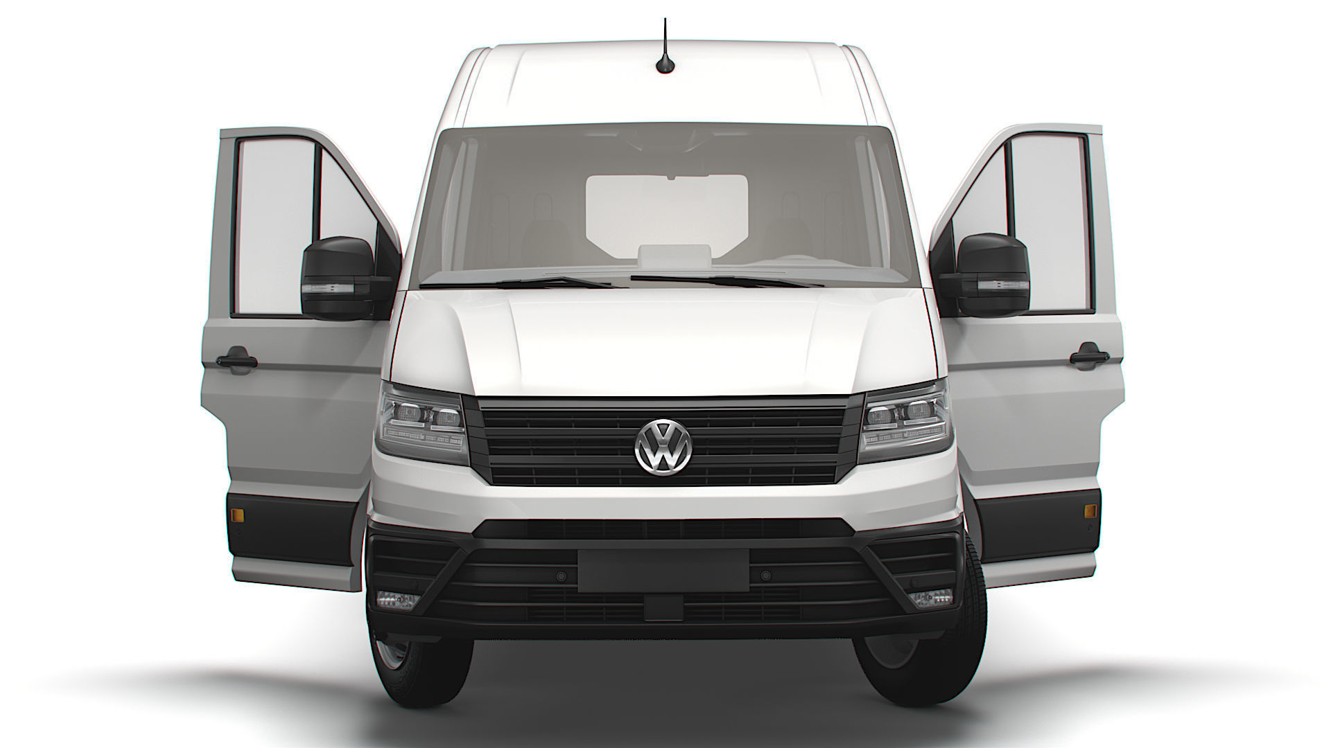 VW Crafter Combi L2H2 HQ Interior 2023 3D model_6