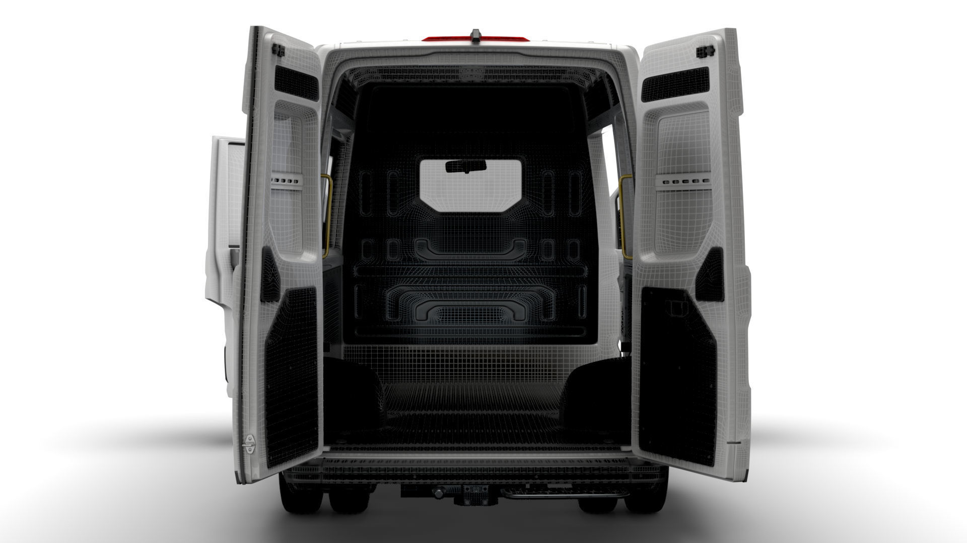 VW Crafter Combi L2H2 HQ Interior 2023 3D model_22