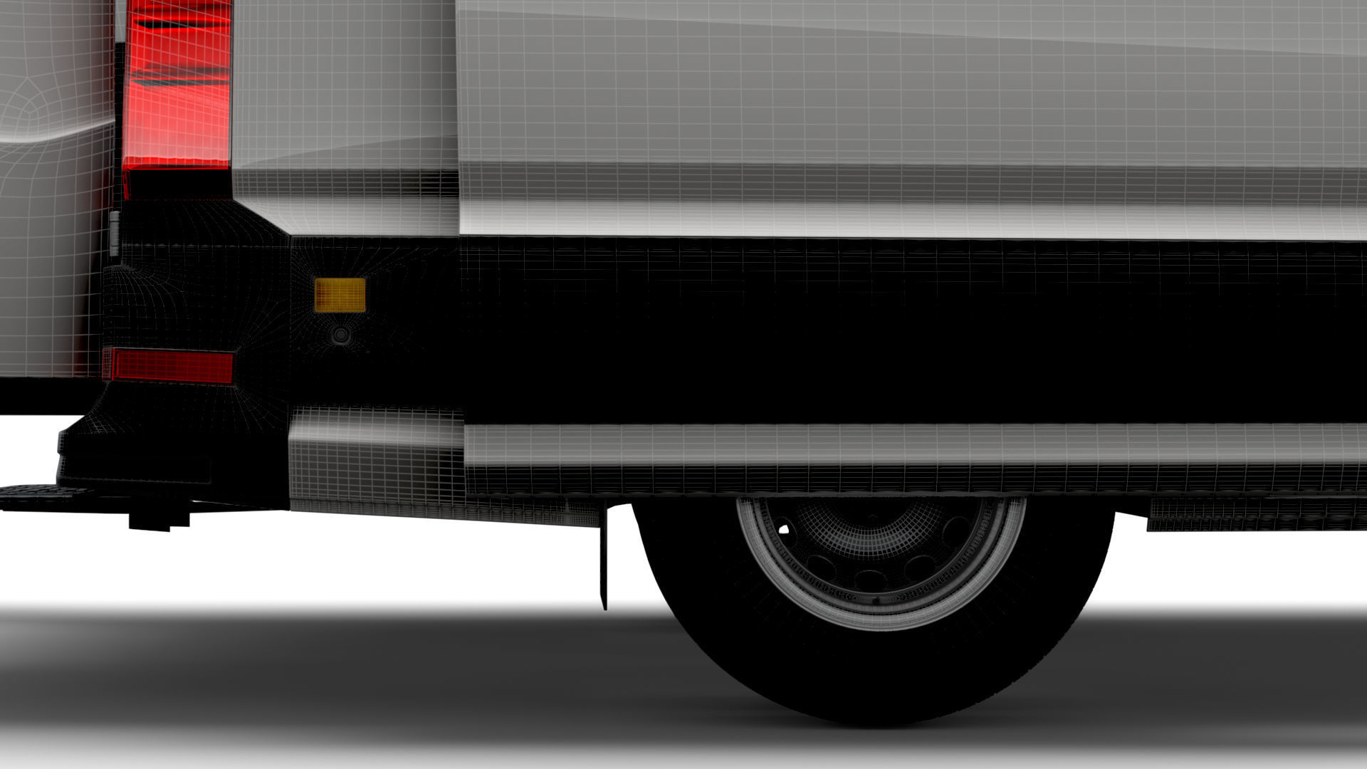 VW Crafter Combi L2H2 HQ Interior 2023 3D model_21