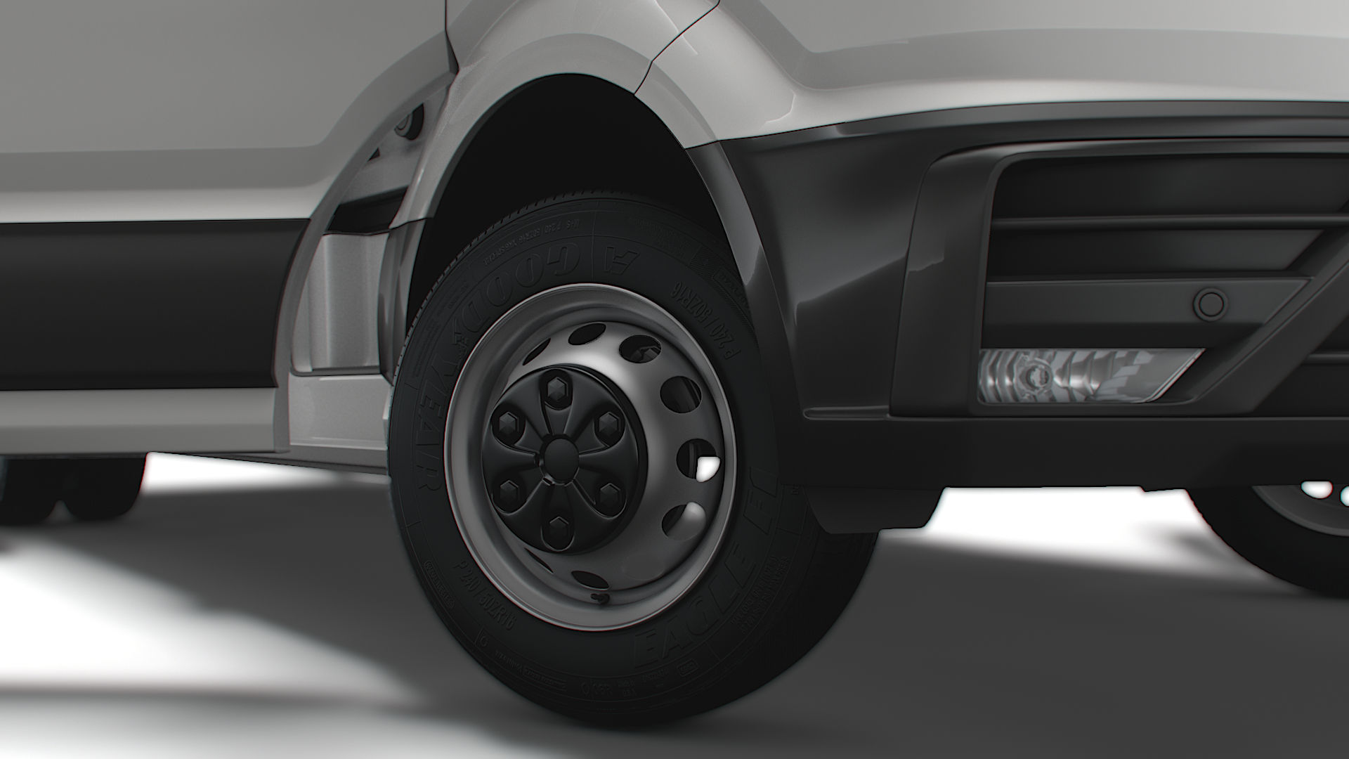 VW Crafter Combi L2H2 HQ Interior 2023 3D model_5