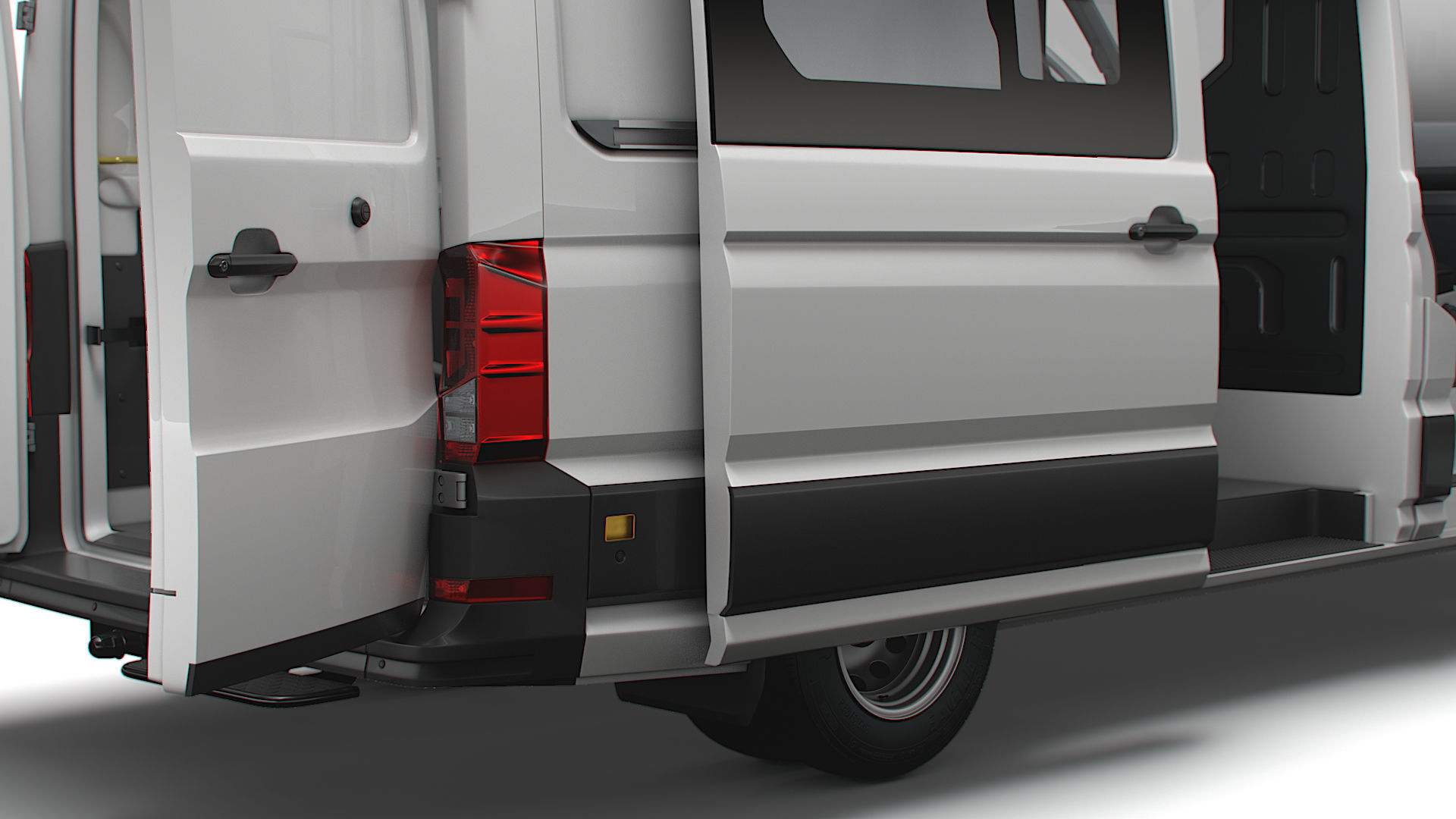 VW Crafter Combi L2H2 HQ Interior 2023 3D model_11