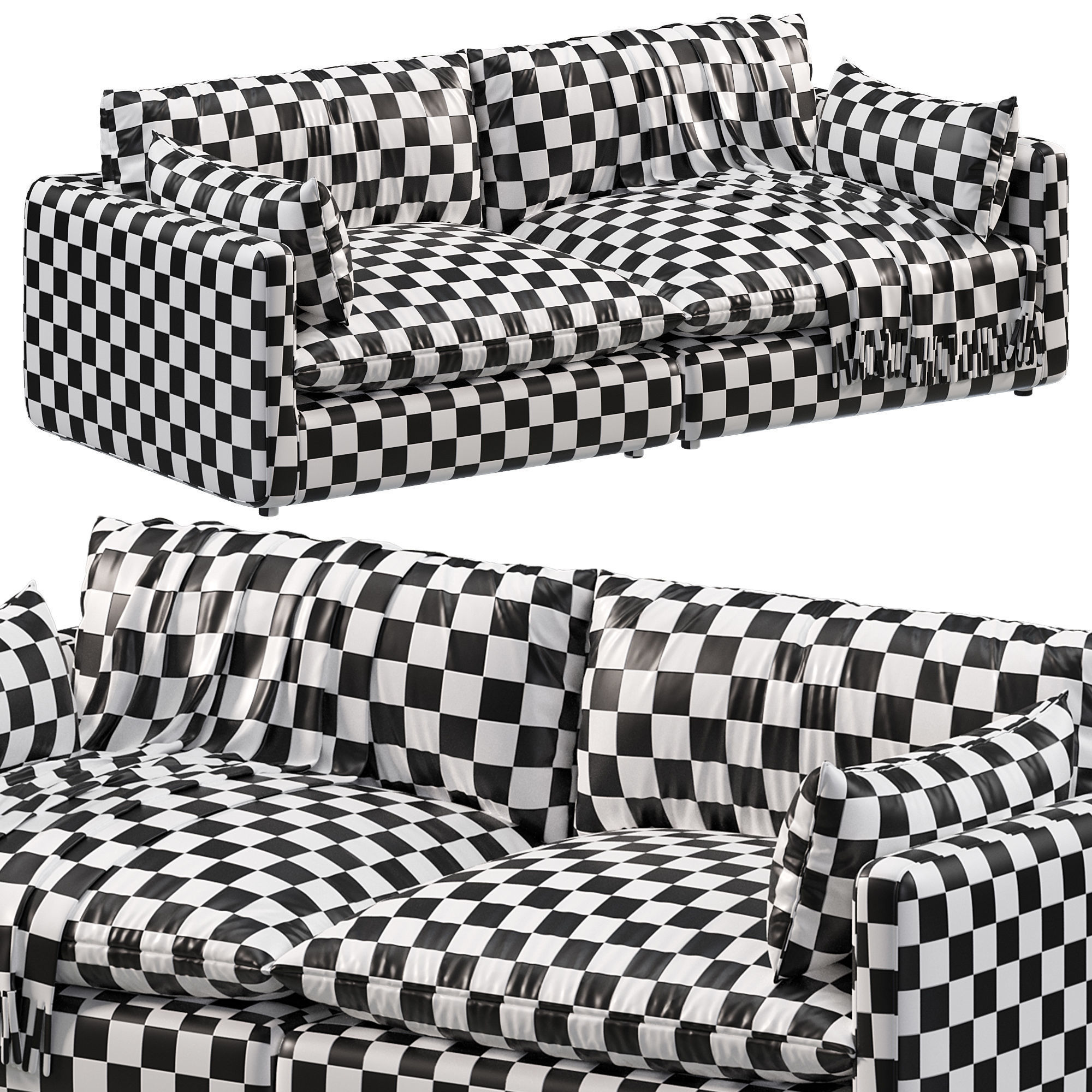 Unwind sofa 3D model_4