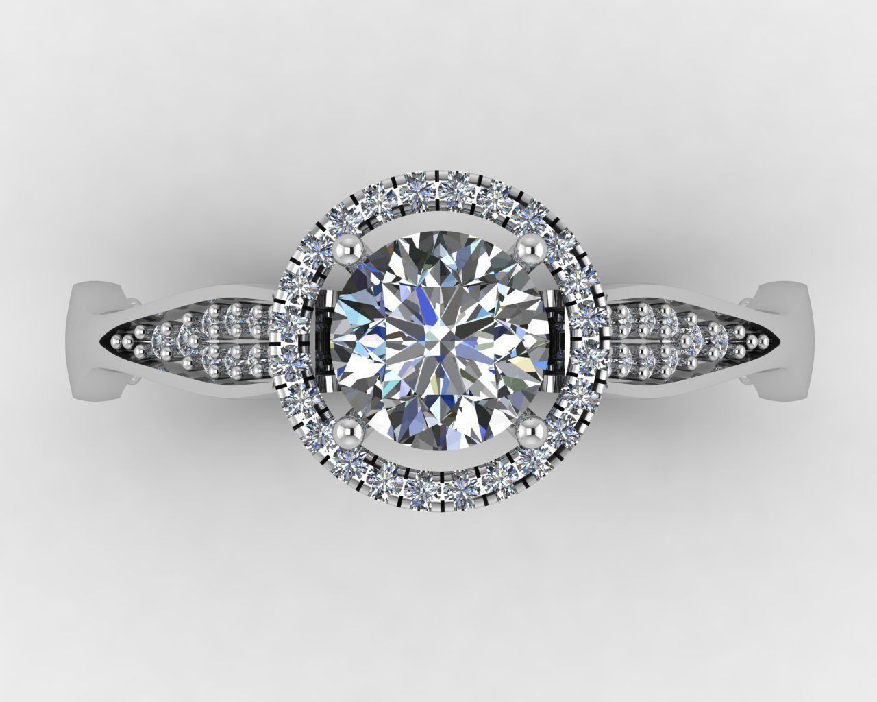 Jewelry ring 3D print model_1