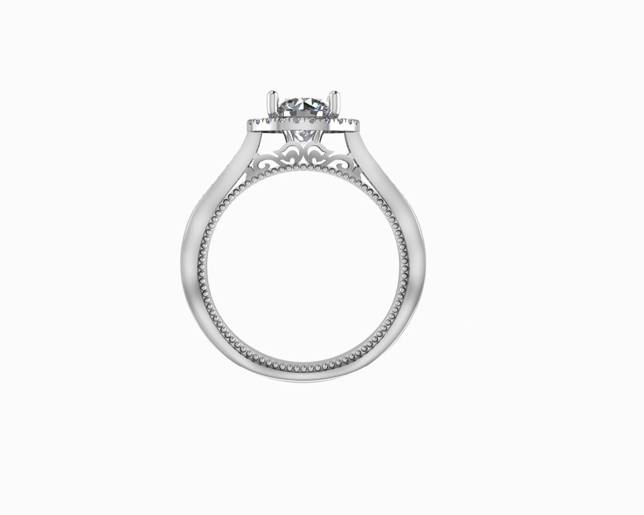 Jewelry ring 3D print model_2