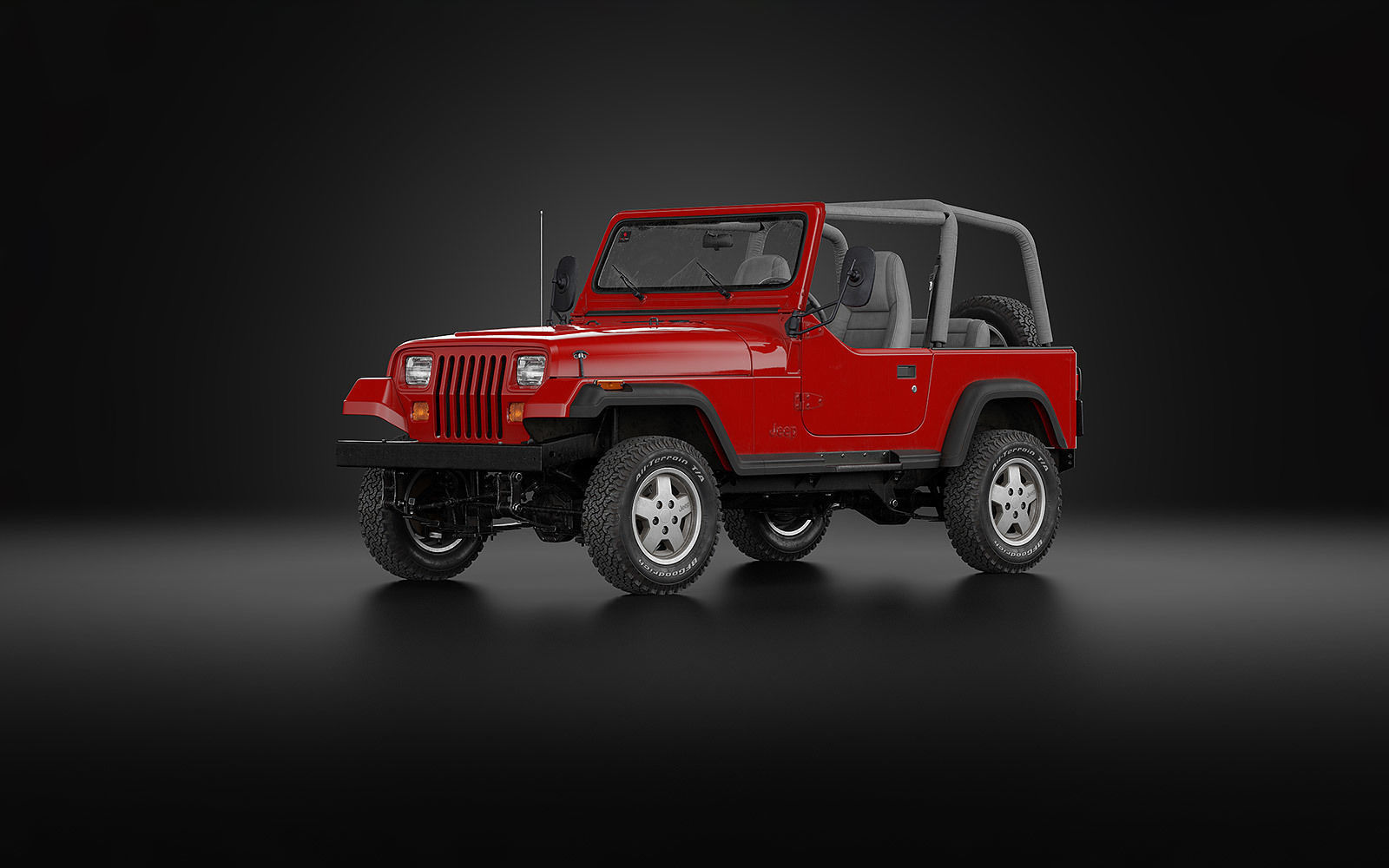 1987 Jeep Wrangler 3D model_1