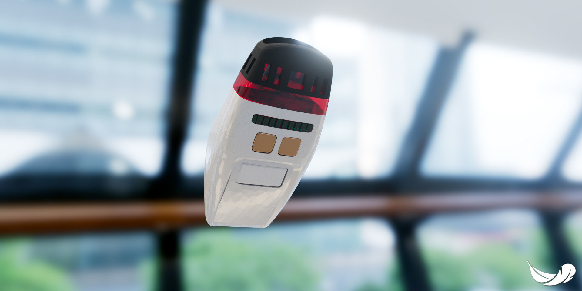 Star Trek TNG Type 1 Phaser with internals 3D print model_6