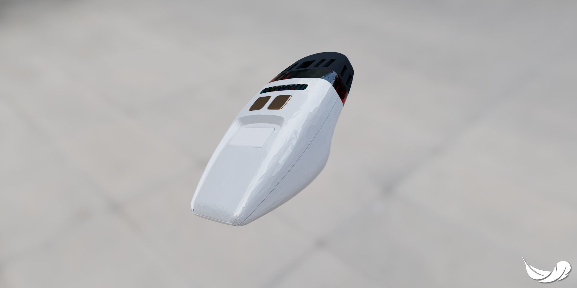 Star Trek TNG Type 1 Phaser with internals 3D print model_4