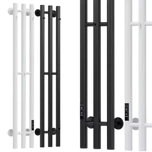 Electric heated towel rail Margroid Inaro  matte black