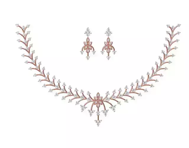 Women Necklace Earring Set STL JCD Details