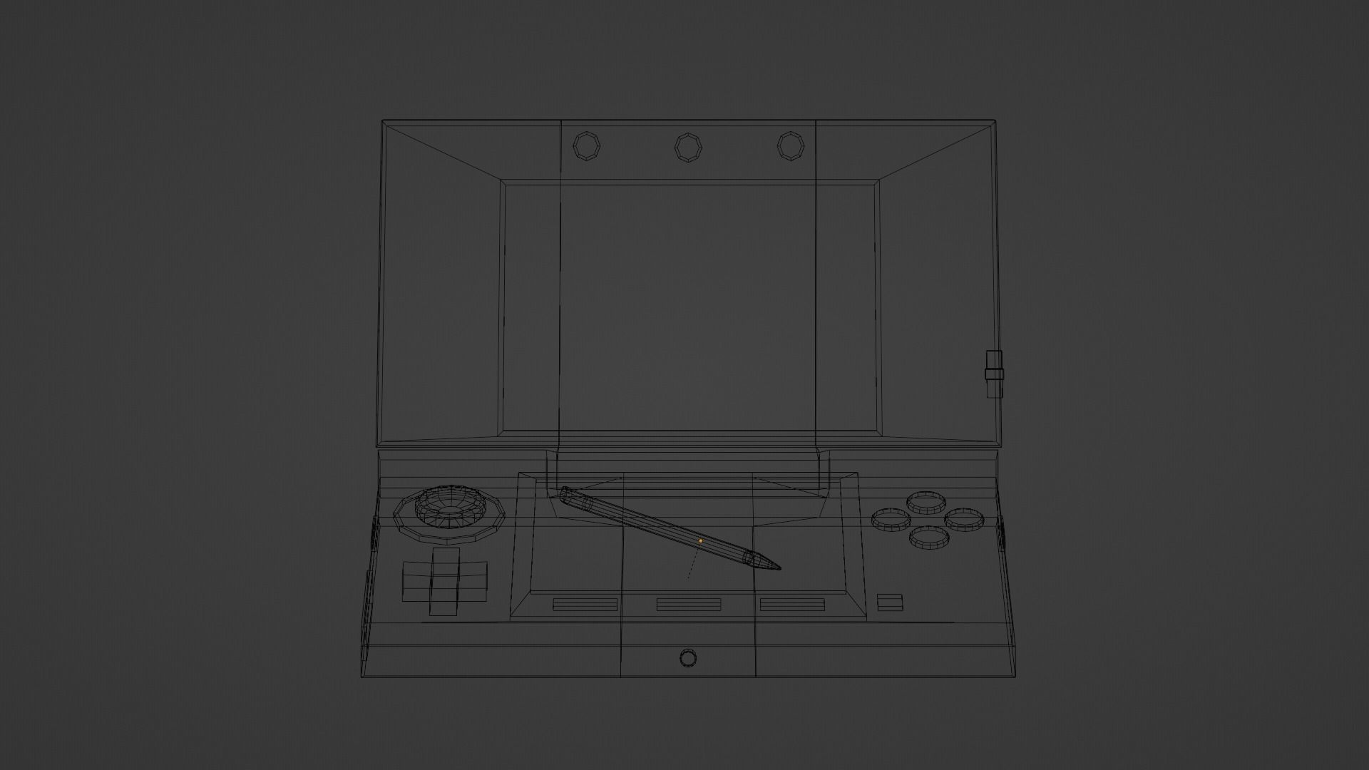 Low Poly Nintendo 3DS Pack Low-poly 3D model_10