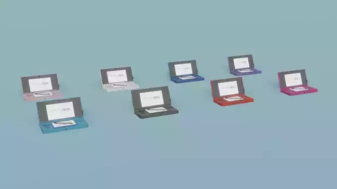 Low Poly Nintendo 3DS Pack