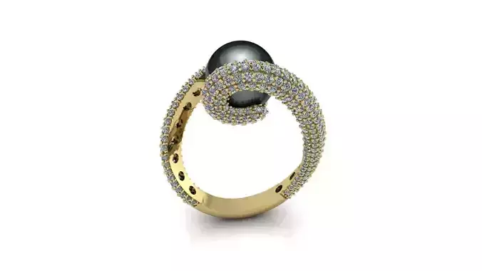 PEARL SNAKE RING