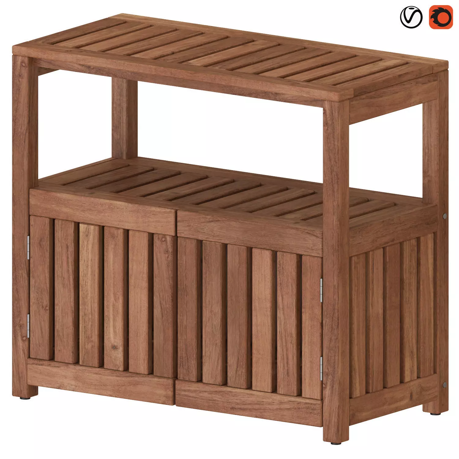 IKEA NAMMARO Shelving Unit 3D model_0