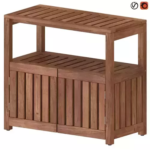 IKEA NAMMARO Shelving Unit 3D model