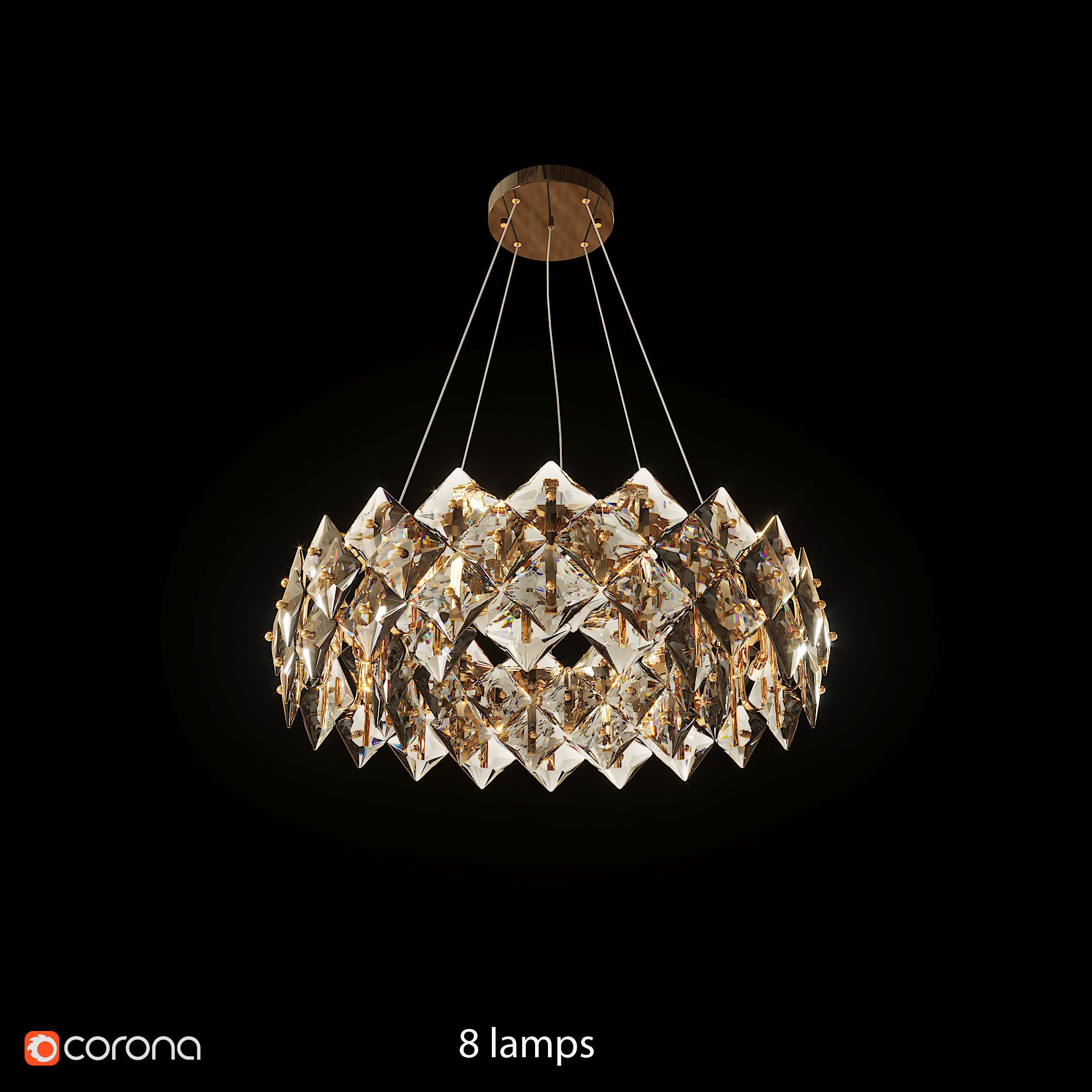 MIRAGE CH Low-poly 3D model_3