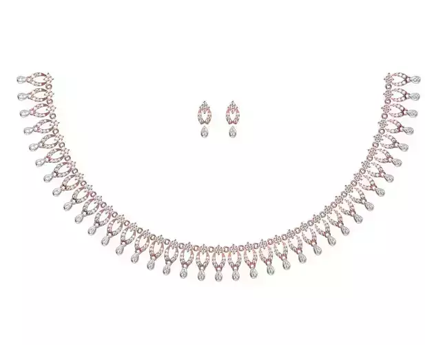 Women Necklace Earring Set STL JCD Details